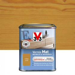 Vernis meuble et objet V33, chêne doré mat, 0.25l de marque V33, référence: B6156100