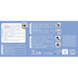 Vernis meuble et objet V33, gris mat, 0.25l - V33