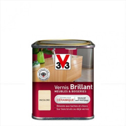 Vernis meuble et objet V33, incolore brillant, 0.25l - V33