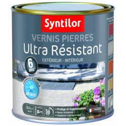 Vernis pierre extérieur / intérieur Pierre SYNTILOR, incolore, 0.5 l - SYNTILOR