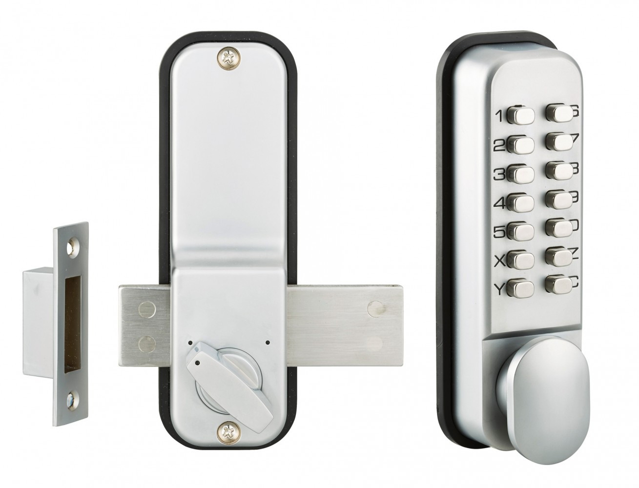 Thirard Verrou à code mécanique électronique, THIRARD 572691, gris