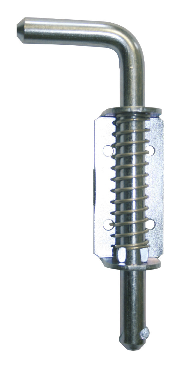 Verrou à ressort ø16 mm acier zingué - vue 2