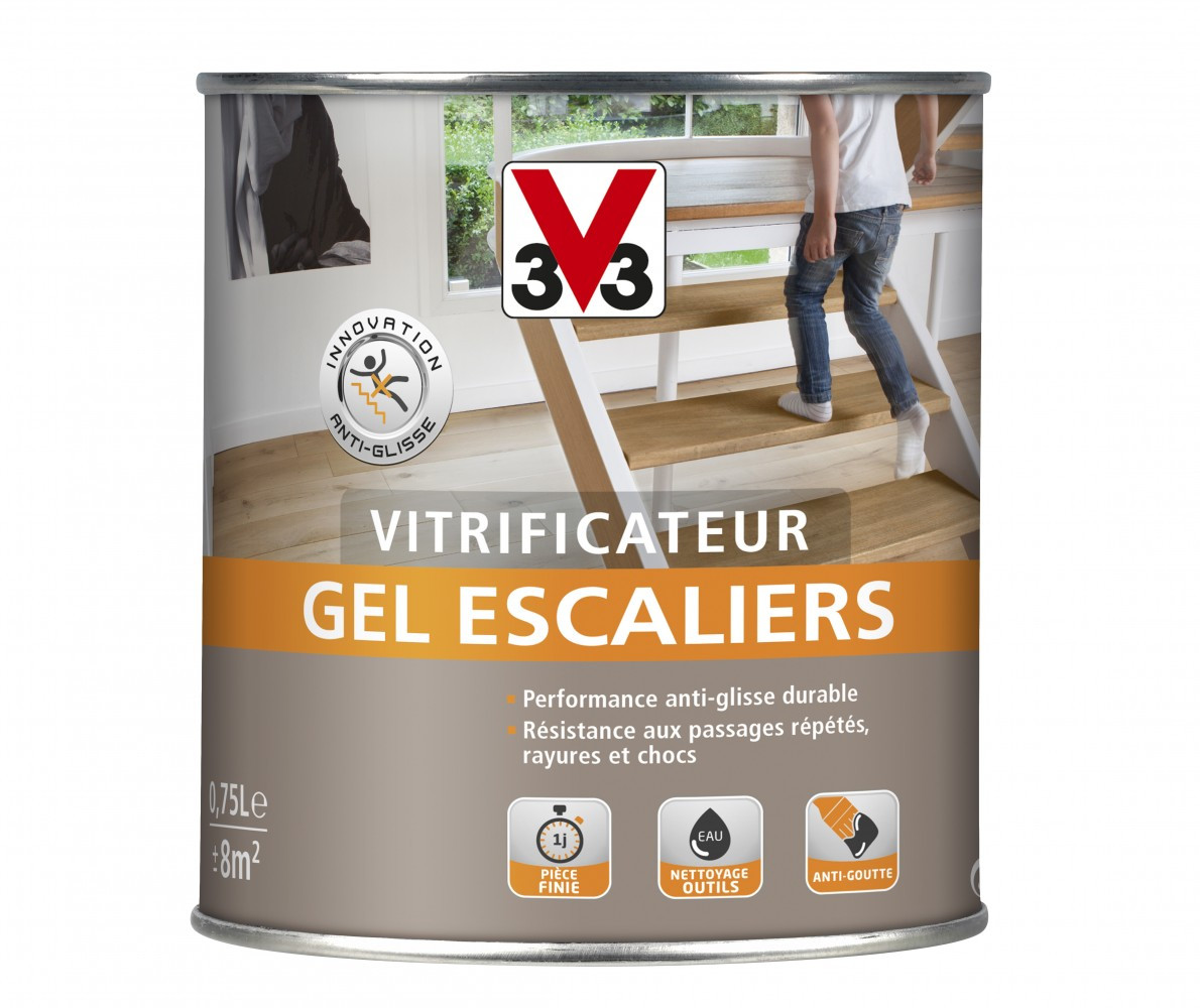 Vitrificateur gel escalier V33 incolore - vue 2