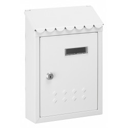 Boîte aux lettres non normalisée 1 porte extérieur DECAYEUX acier blanc de marque DECAYEU, référence: B6168000