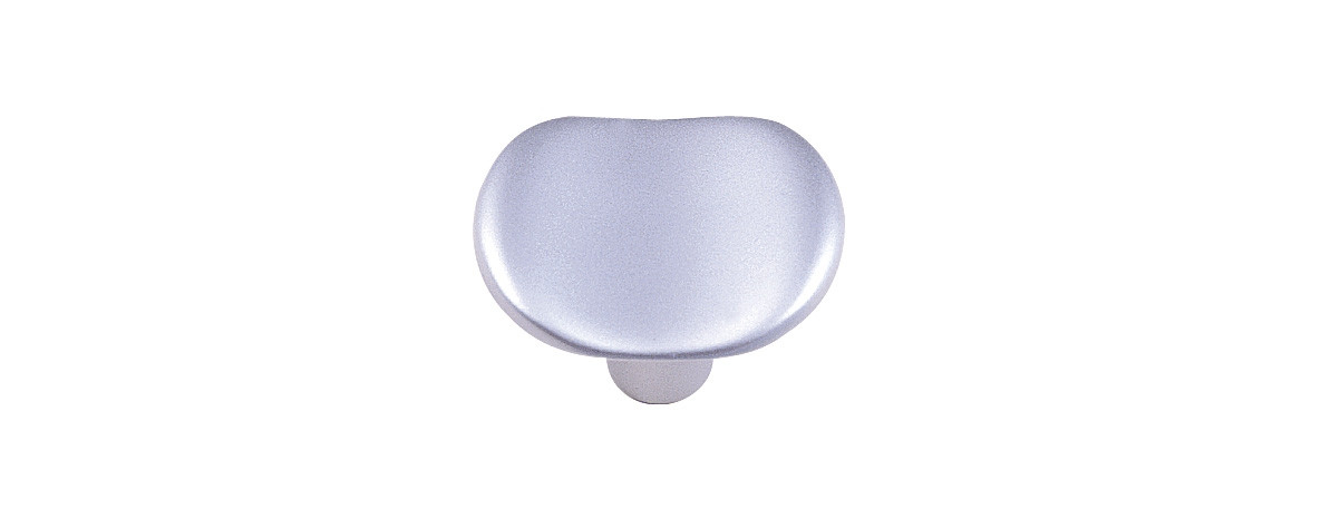 Bouton de meuble Champignon, zamak chromé