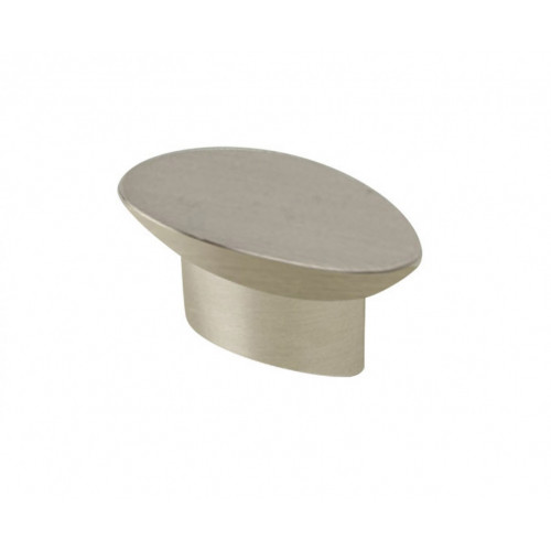 Bouton de meuble Ovale argent zamak H.24 x l.41 x P.19 mm - REI