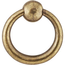 Bouton de meuble Rond vieil or zamak H.36 x l.35 x P.13 mm - CHRISLIGNE