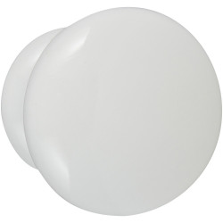 Bouton de meuble Univers blanc bois H.35 x l.35 x P.30 mm - CHRISLIGNE