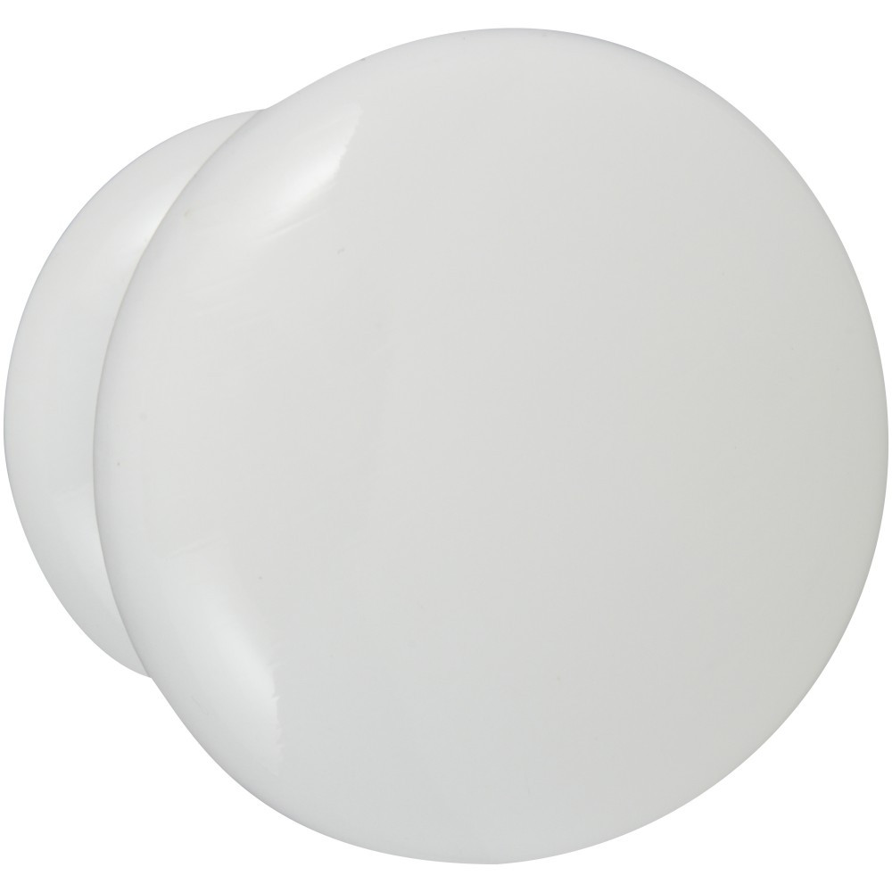 Bouton de meuble Univers blanc bois H.35 x l.35 x P.30 mm