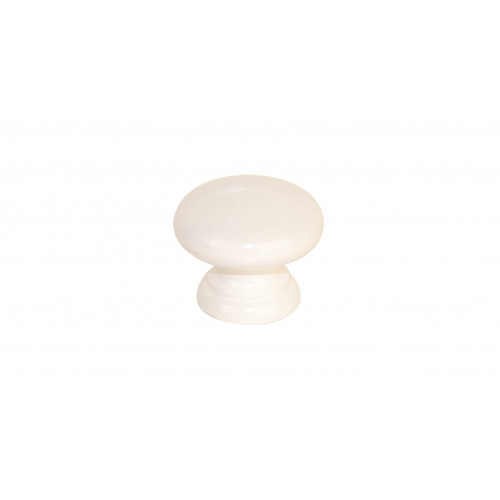 Bouton de meuble Univers blanc bois H.45 x l.45 x P.36 mm - CHRISLIGNE