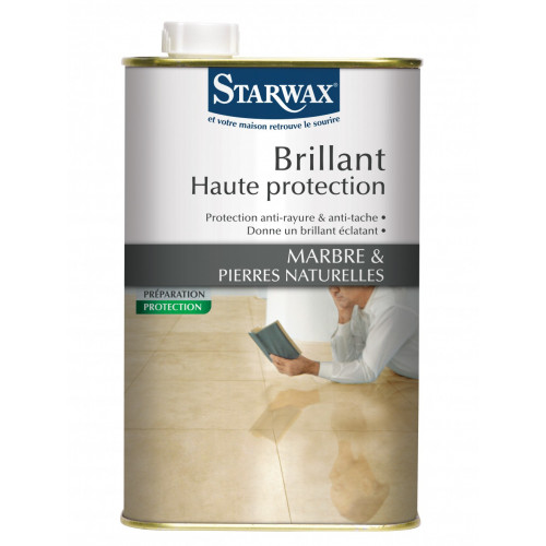 Brillant protecteur marbre et pierre naturelle STARWAX liquide 1 l - Starwax