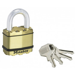 Cadenas à clé MASTER LOCK acier laminé, l.45 mm - MASTER LOCK