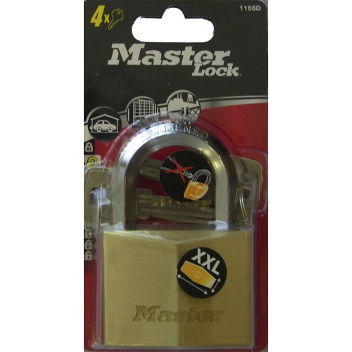 Cadenas à clé MASTER LOCK laiton, l.60 mm - MASTER LOCK