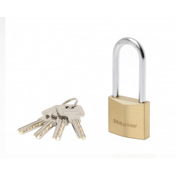 Cadenas à clé MASTERLOCK laiton, l.40 mm de marque MASTER LOCK, référence: B6174000