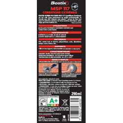 Colle mastic Hybrid polymer msp 117 BOSTIK, 290ml - Bostik