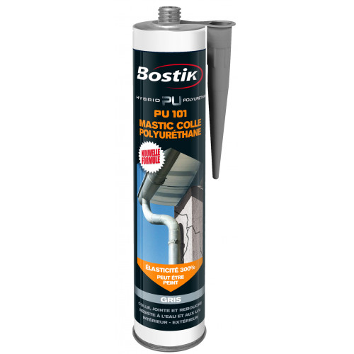 Colle mastic Hybrid polyuréthan pu 101 BOSTIK, 300ml - Bostik