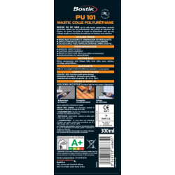 Colle mastic Hybrid polyuréthan pu 101 BOSTIK, 300ml - Bostik