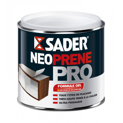 Colle néoprène gel Pro SADER, 500 ml - Sader