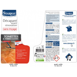 Décapant tomette STARWAX 1 l - Starwax