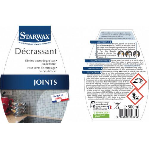 Décrassant joints silicone STARWAX 0.5 l - Starwax