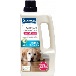 Désinfectant nettoyant surodorant animal 1l 5464 STARWAX 1 de marque Starwax, référence: B6180000