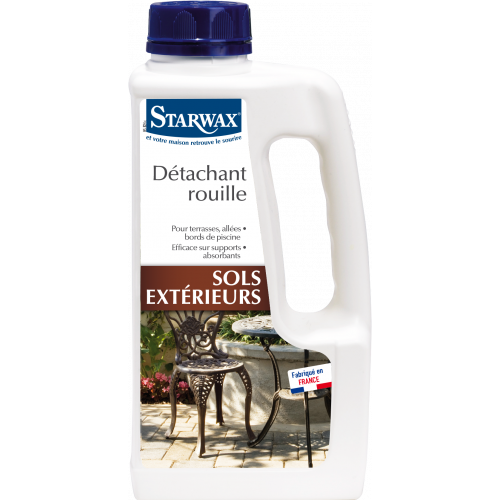 Détachant rouille terrasse STARWAX 1 l - Starwax