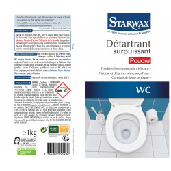 Détartrant poudre sanitaire STARWAX 1 kg de marque Starwax, référence: B6181000