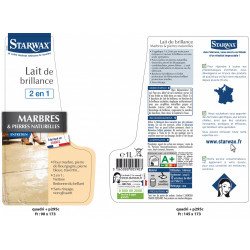 Entretien brillant marbre STARWAX 1 l - Starwax