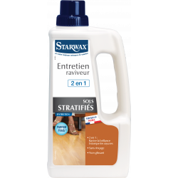 Entretien raviveur tous parquets et sols stratifies 1 l STARWAX 1 l de marque Starwax, référence: B6181900