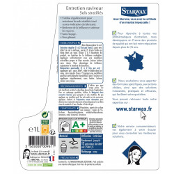 Entretien raviveur tous parquets et sols stratifies 1 l STARWAX 1 l - Starwax