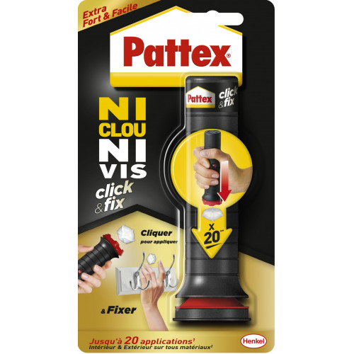 Glue Colle click & fix PATTEX, 20 doses - PATTEX