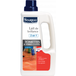 Lait de brillance tomettes 1 l STARWAX 1 l de marque Starwax, référence: B6182600