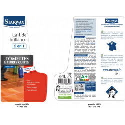 Lait de brillance tomettes 1 l STARWAX 1 l - Starwax