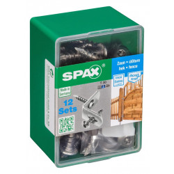 Lot de 12 vis inox tête fraisée bombée torx SPAX, Diam.7 mm x L.35 mm de marque SPAX, référence: B6189200