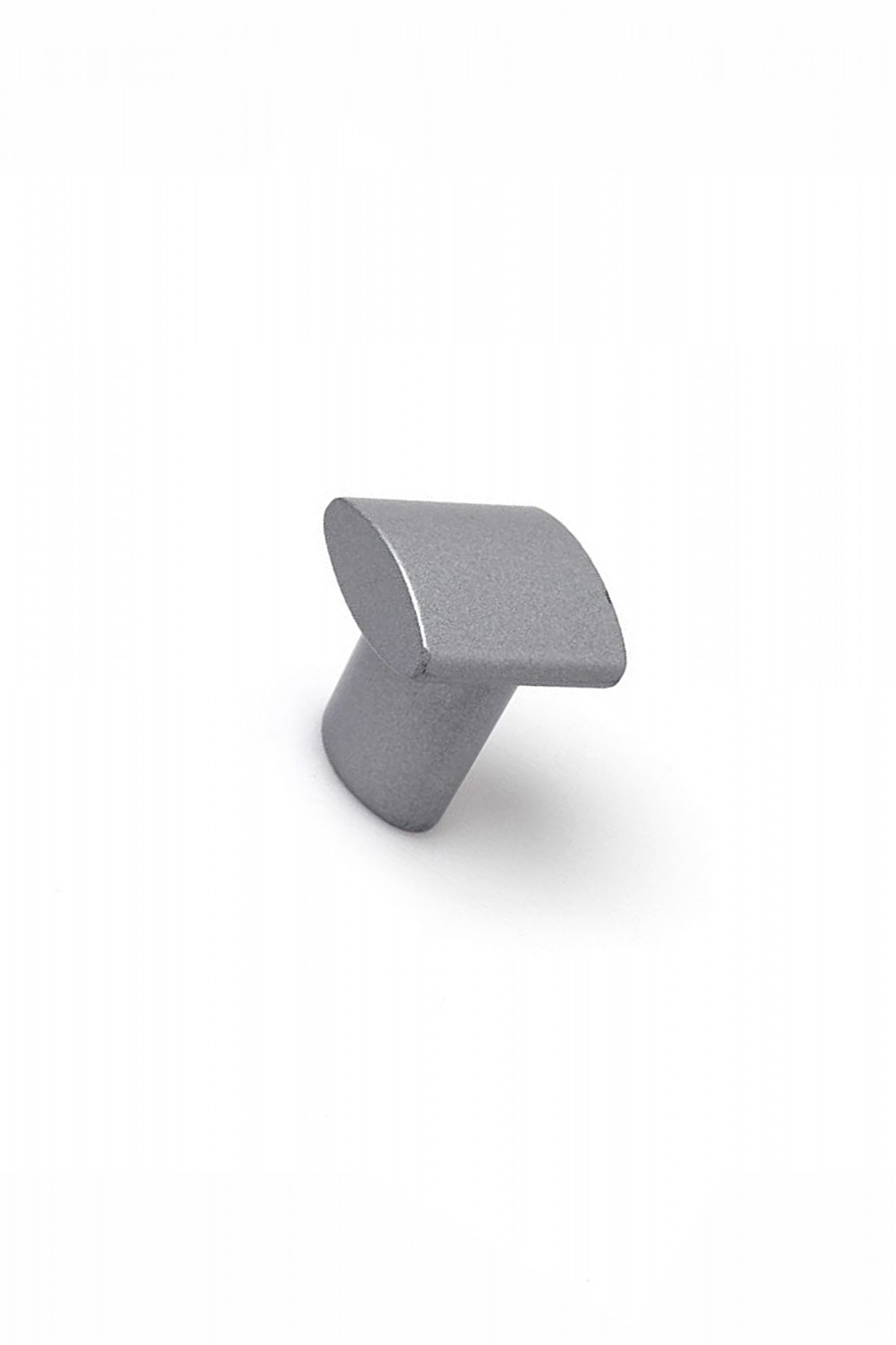 Bouton de meuble Carré argent zamak H.25 x l.20 x P.20 mm