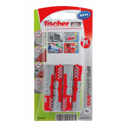 chevilles FISCHER, Diam.12 x L.60 mm de marque FISCHER, référence: B6201300