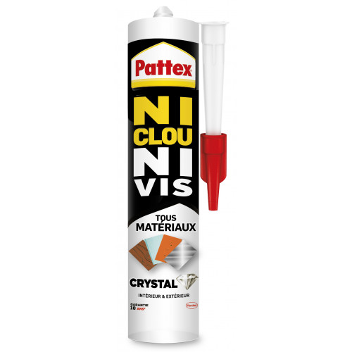 Colle de fixation PATTEX Ni clou ni vis, 290 gr transparent - PATTEX