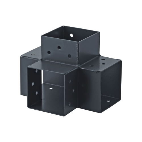 Suki Connecteur 4D Angle 90 Pour Poteau Bois H 9 X P 9 Cm Suki Connecteur 4D Angle 90 Pour Poteau Bois H 9 X P 9 Cm