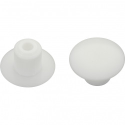 Lot de 20 cache-vis plastique brut HETTICH de marque HETTICH, référence: B6204200