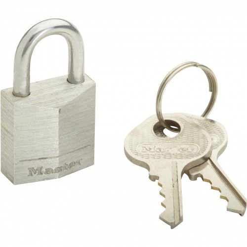 Lot de 4 cadenas à clé MASTER LOCK aluminium, l.20 mm - MASTER LOCK