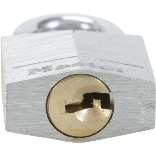 Lot de 4 cadenas à clé MASTER LOCK aluminium, l.20 mm - MASTER LOCK