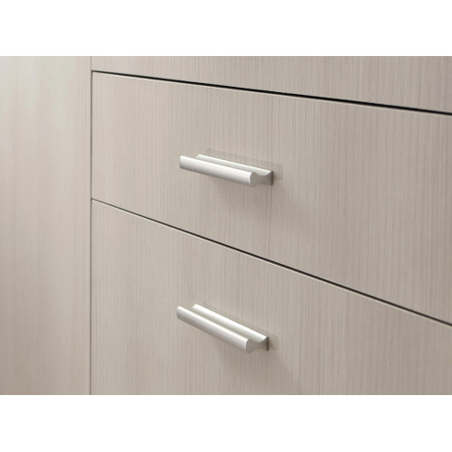 Lot de 4 poignées de meuble entraxe 96 mm aluminium anodisé - REI