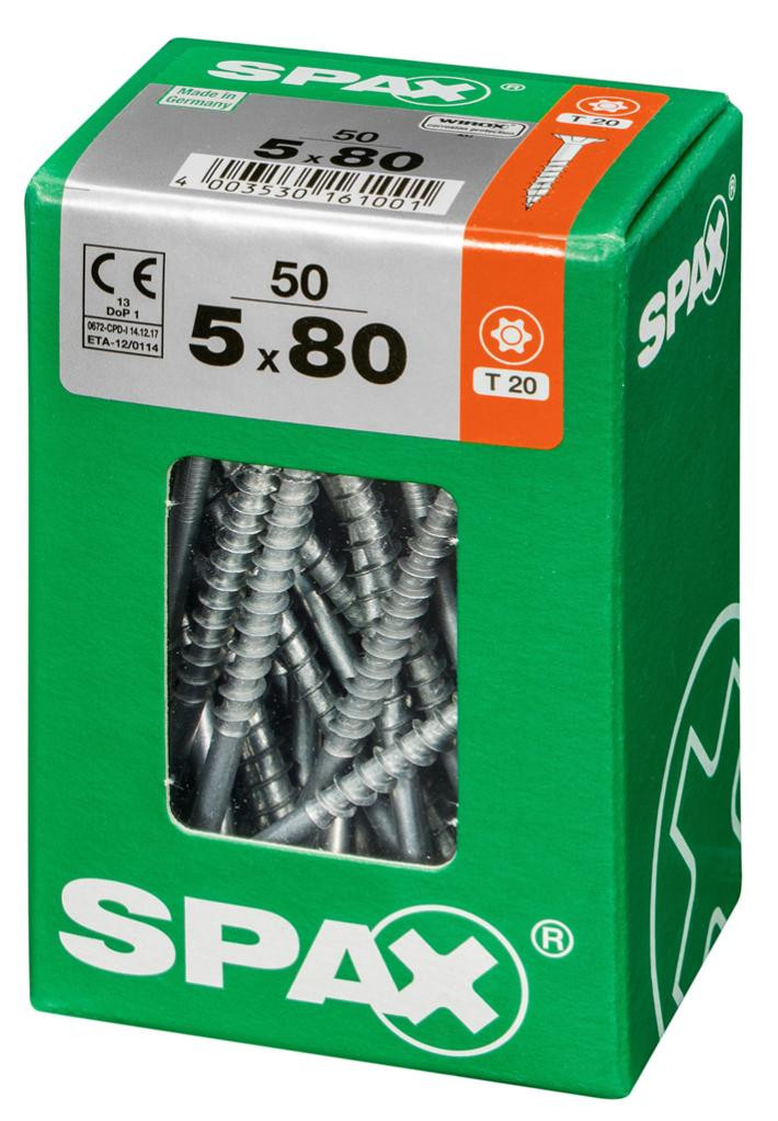 spax-lot-de-50-vis-acier-t-te-frais-e-torx-spax-diam-5-mm-x-l-80-mm