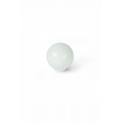 Lot de 6 boutons de meuble Boule blanc abs H.31 x P.28 mm de marque REI, référence: B6227600
