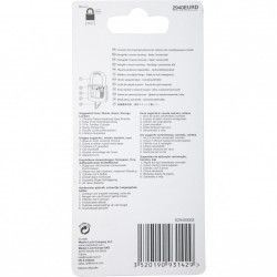 Master Lock 2940EURD Cadenas à Clé Extra Fin en Laiton, Doré, 6,2 x 4 x 1,6 cm - MASTER LOCK