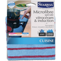 Microfibre microfibre STARWAX Spéciale vitrocéramique et induction de marque Starwax, référence: B6231700