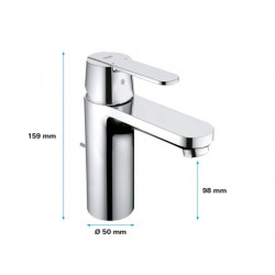 Mitigeur de lavabo chrome brillant, GROHE Get medium - GROHE