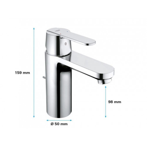 Mitigeur de lavabo chrome brillant, GROHE Get medium - GROHE