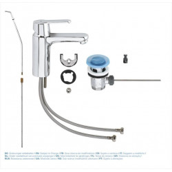 Mitigeur de lavabo chrome brillant, GROHE Get medium - GROHE