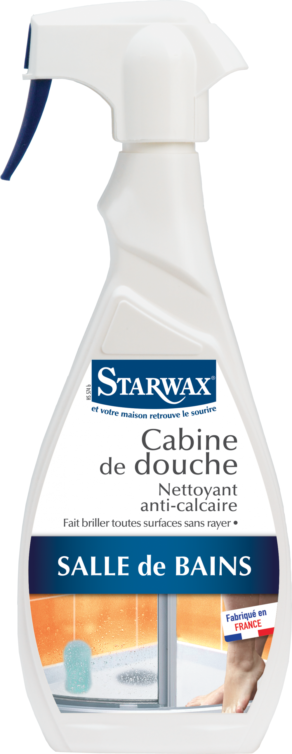 Nettoyant anti-calcaire cabine de douche STARWAX 0.5 l